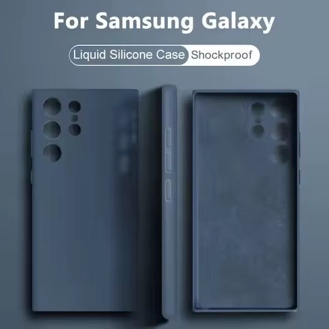 Liquid Silicone Cases For Samsung Galaxy S24 S22 S21 S20 S23 Ultra Fe S10 Plus A54 A53 A52 A52S A34 A33 A73 Fashion Accessories