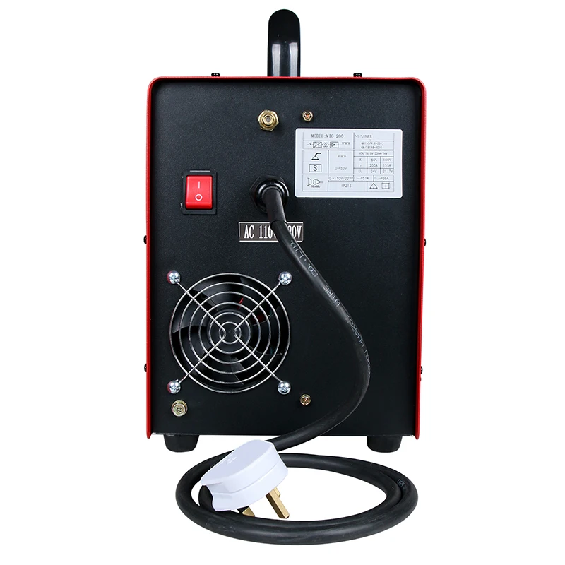 Automatic Feed Flux Core Wire No Gas Portable MIG Welder 200A Handy MIG Welder For Home Use Household Electric Welding Machine