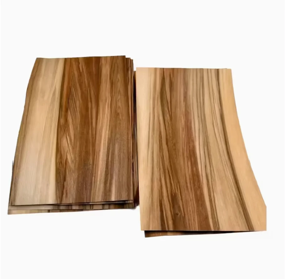 4pcs  0.5MM Thick Natural Apple Wood Veneer Sheets Suitable for Marquetry And Patchwork Art 300x180mm