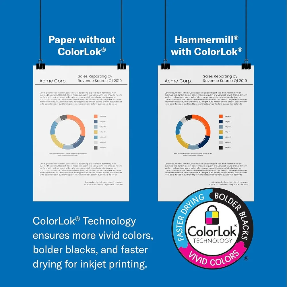 مطحنة مطرقة 20 رطل 8.5 × 11 ورق نسخ، 92 مشرق، 10 عبوات، 5000 ورقة، صنع في الولايات المتحدة الأمريكية