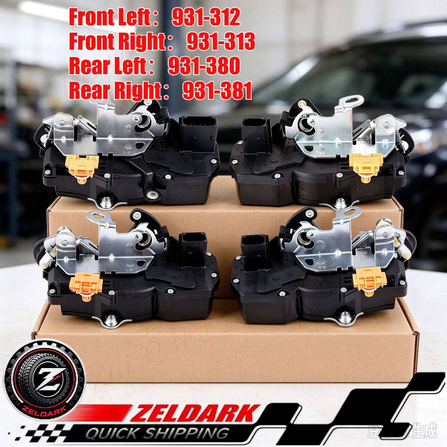 931-380 931-381 931-312 931-313 Front Rear Left Right Door Lock Actuator for Buick LaCrosse Allure 2005-2009
