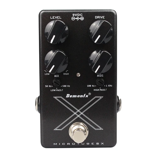 Demonfx-Pedal de Efecto de Bajo Microtubos X, Pedal Overdrive, Nuevo