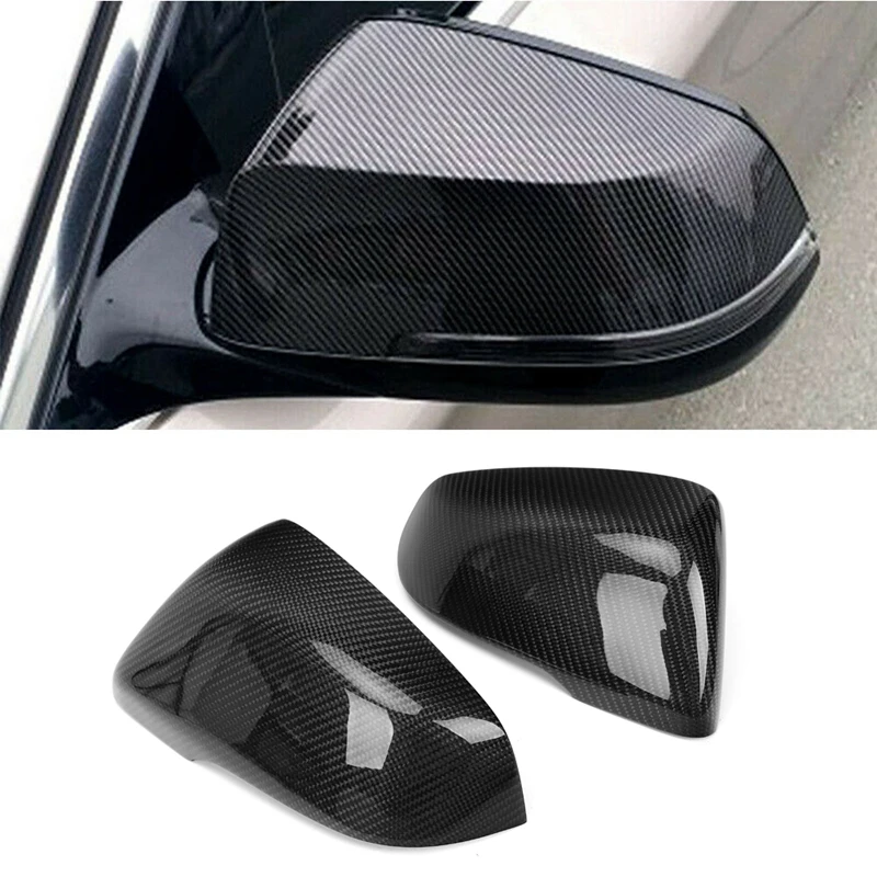 

Carbon Fiber Side Rear View Mirror Cover Replacement For-BMW 1 2 Series X1 Z4 F45 F46 F48 F49 2016-2019