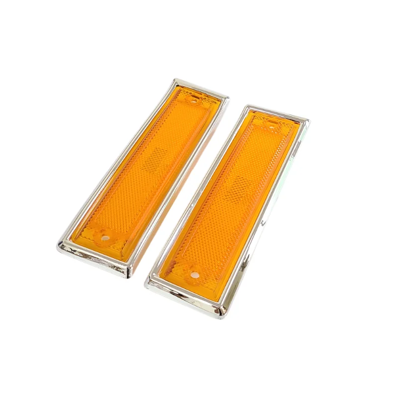 High Quality Amber Lens With Chrome Trim Front Side Marker Light For Chevrolet GMC CK Pick Up Blazer Jimmy 1981-1991 Brand New