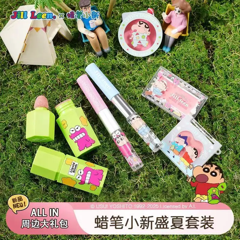 JILL LEEN Creme de blush de cor única Espelho portátil Bolsa cosmética Caixa de presente para maquiagem facial 13/15 unid.