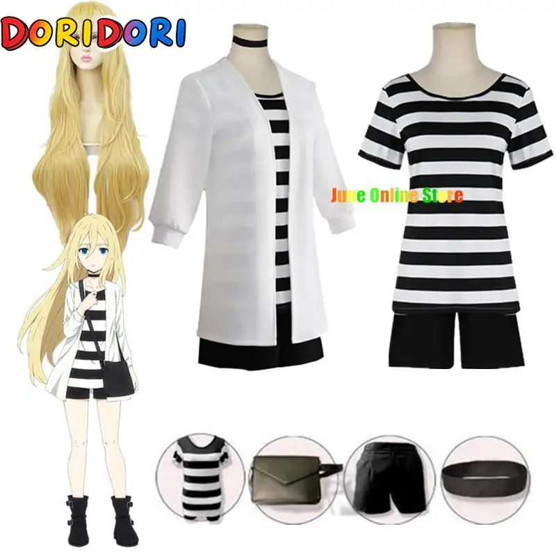 Costume de cosplay Angels Of Death, uniforme de Ray Rachel Gardner avec perruque, Costume de cosplay pour Halloween
