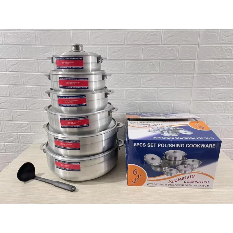Sand Pot 6-piece Set, Middle East African Soup Pot 20-36cm Aluminum Cookware Set