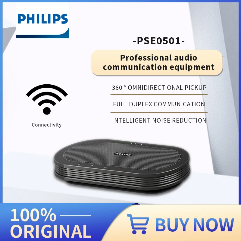 PHILIPS PSE0501 Original Wireless SmartMeeting Speaker Microphone for Conferance Online Meeting