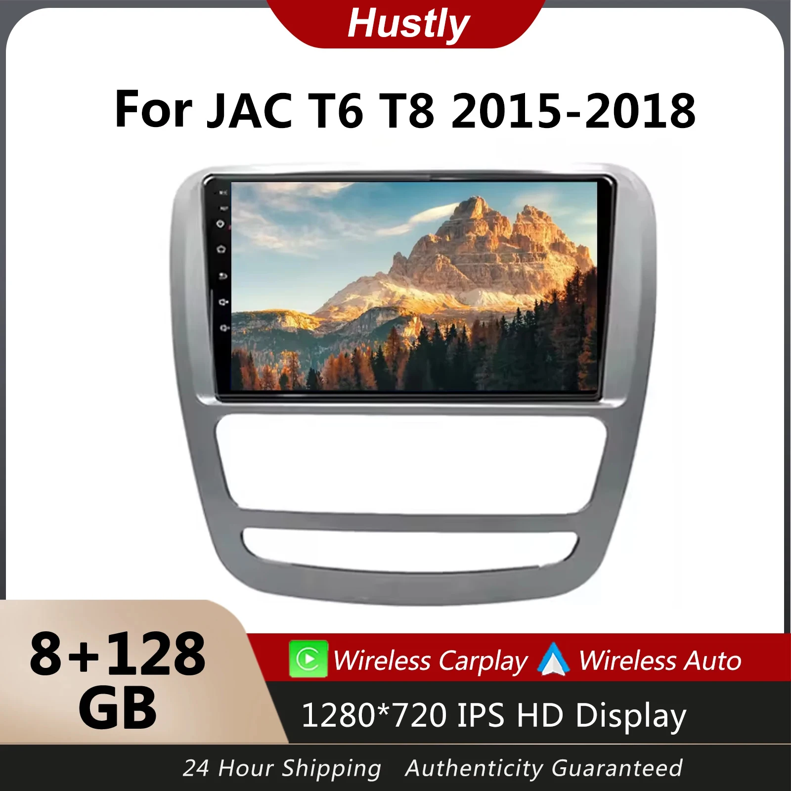 

Carplay Android Car Radio For JAC T6 T8 2015-2018 Car Multimedia Player GPS Navigation Head Unit Stereo 4G