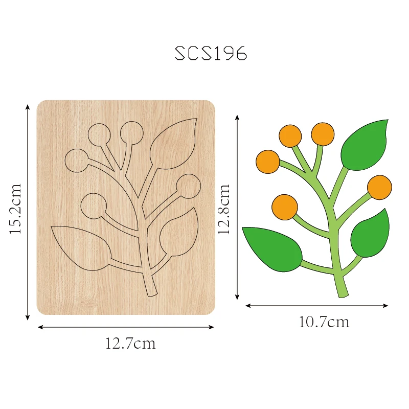 Flower Phone Instrument Wooden Cutting Knife Die, Used with the Machine, SCS196