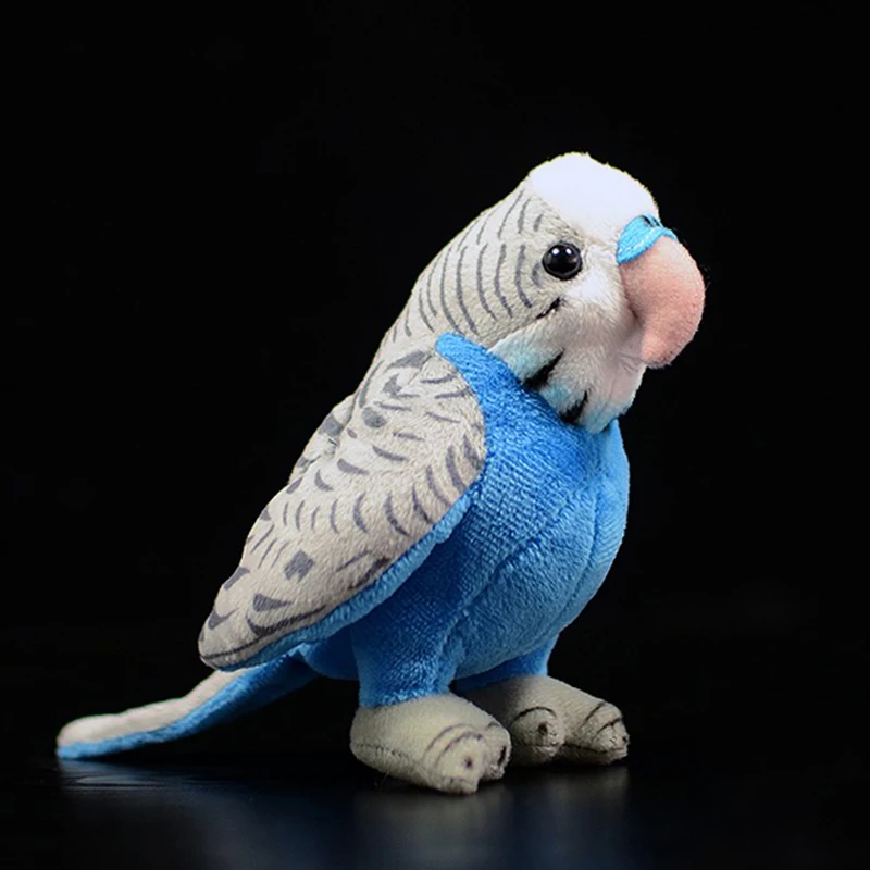 Creative Real Lifelike Parrot Cockatiel Miniature Cute Owl Soft Stuffed Doll Photo Props Home Garden Decor Ornament Fake Birds