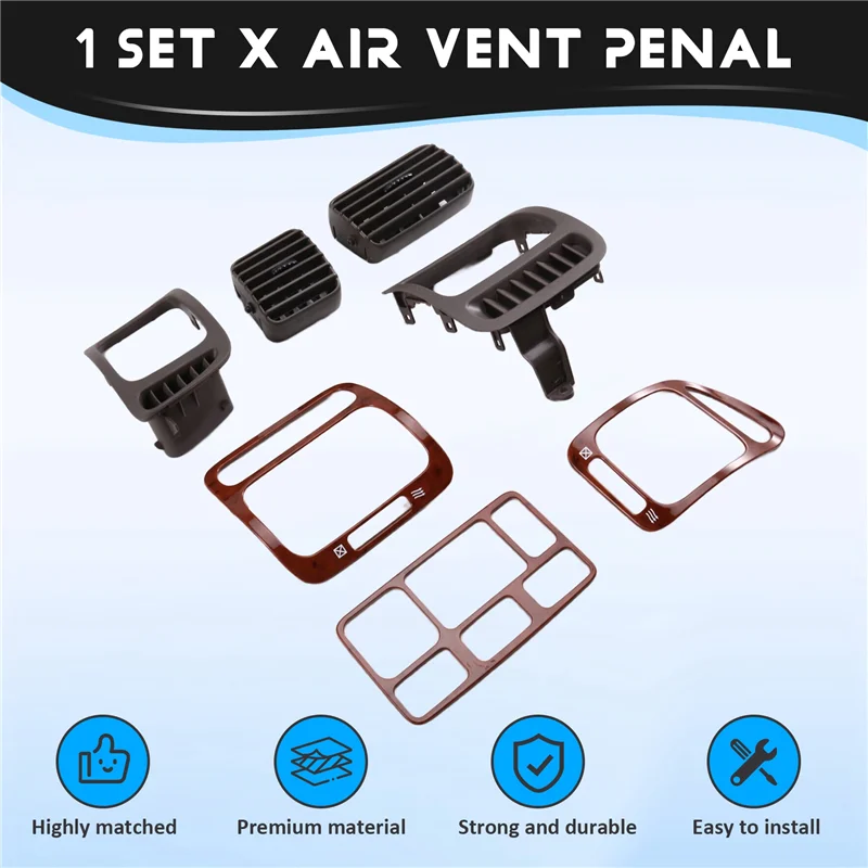 

Car Interior A/C Air Vent Penal Insect Replacement For Toyota Land Cruiser 100 Ujz100 FJ100 LC100 Accessories