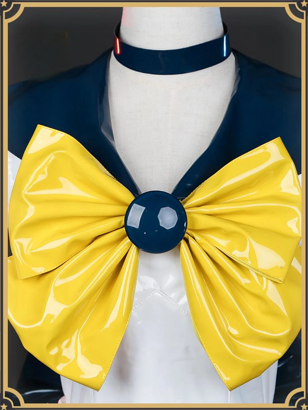 AGCOS Sailor Moon Tenoh Haruka 30th Anniversary Cosplay Costume Sailor Uranus Combats Dress Anime Roleplay Sexy Uniforms