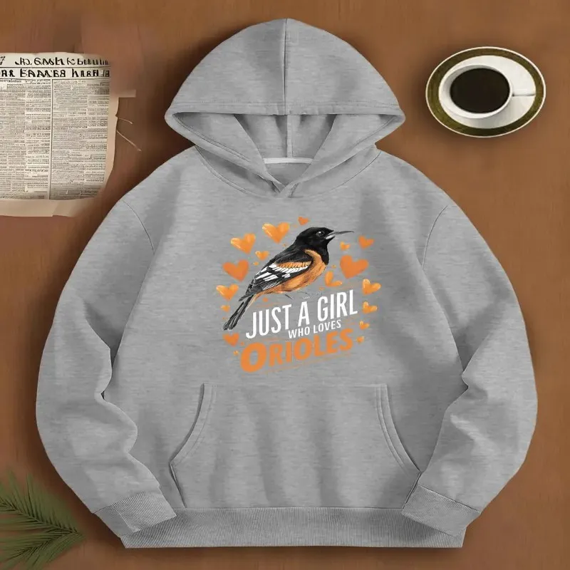 

Осенне-зимняя одежда, женский свитшот больших размеров, женский оверсайз, просто девочка, которая любит волны, уличный стиль, чистая хлопчатобумажная ткань