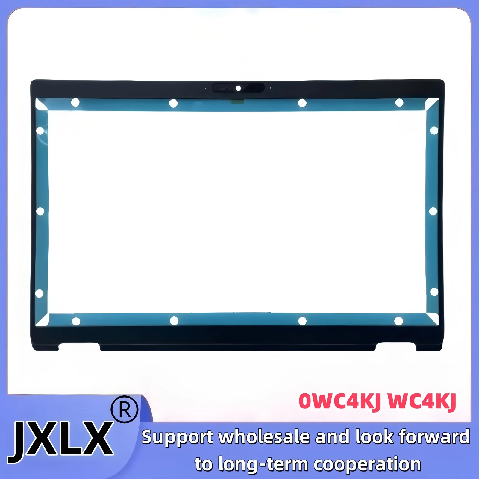JXLX ®   جديد لـ Dell Latitude E5400 5400 LCD الحافة LCD غطاء الإطار الأمامي/0WC4KJ WC4KJ