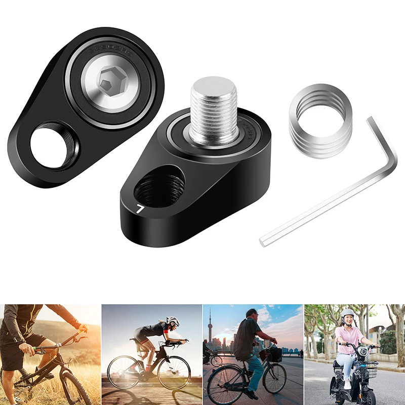 1 Pair Bike Pedal Adapter Bearing Conversion For MTB Road Folding Bicycle Effort Saving Bike Booster Cycling Accessories