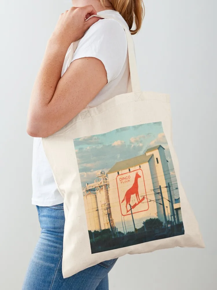 

Dingo Flour, Perth WA Tote Bag university shopper bag tote bag screen reusable grocery bags tote woman