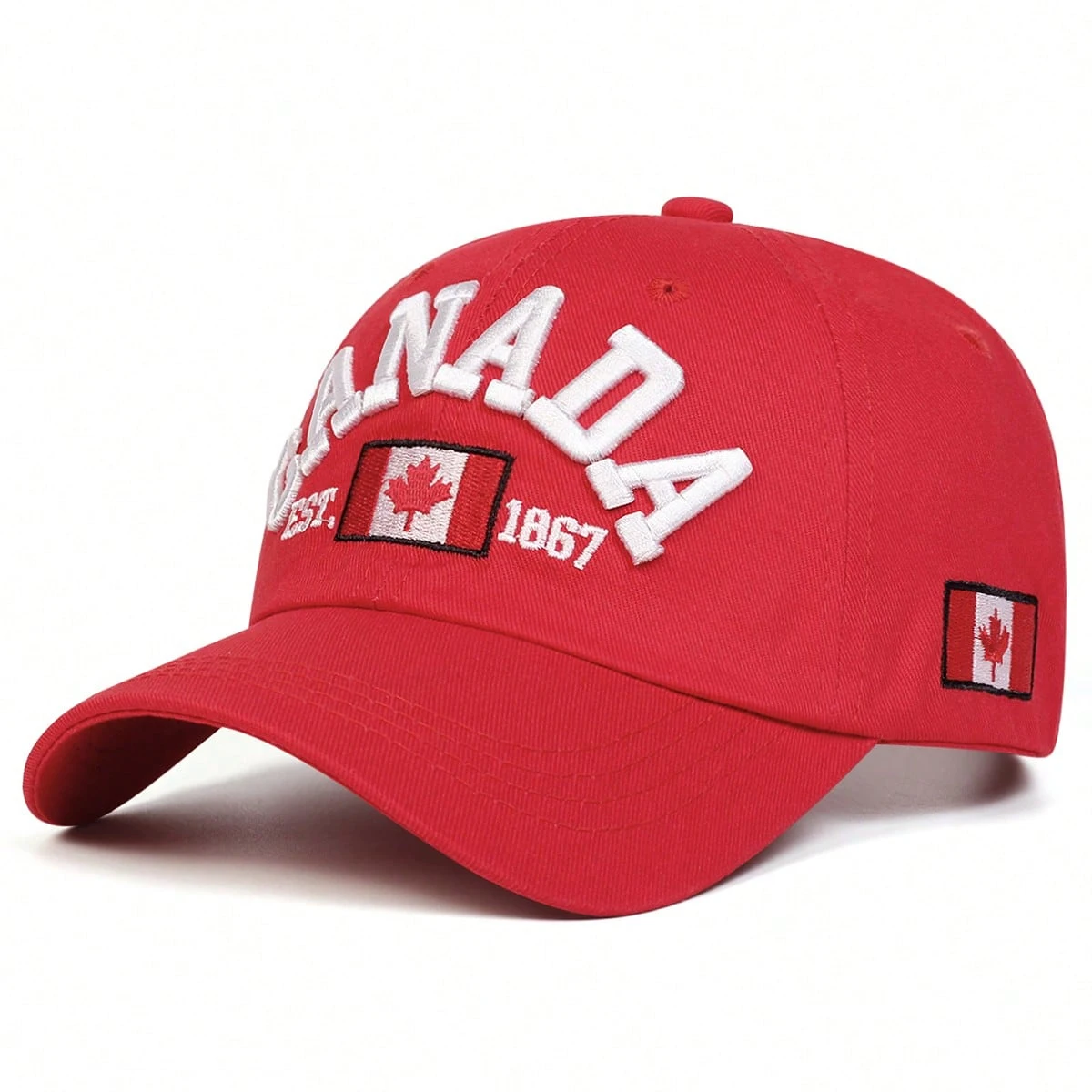 Fashion Cotton Canada Baseball Cap Flag of Canada Hat Snapback Adjuatable Mens Baseball Caps Gorras