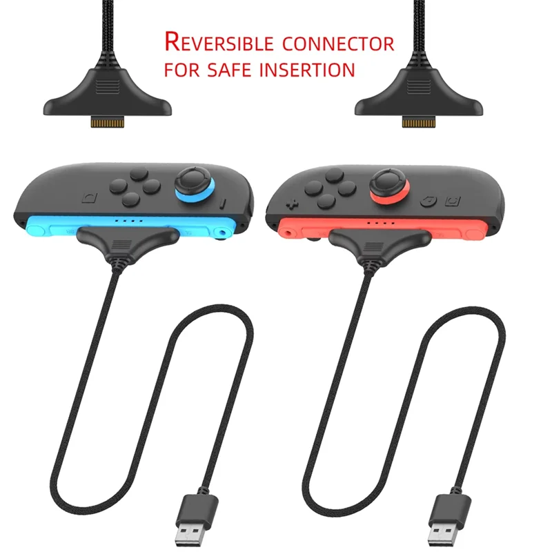 【Buy It-Now!】Joy Pad Charger Cable For Nintendo Switch 2, Magnetic Charging Cable  Length With Reversible Interface Joy Pad Co