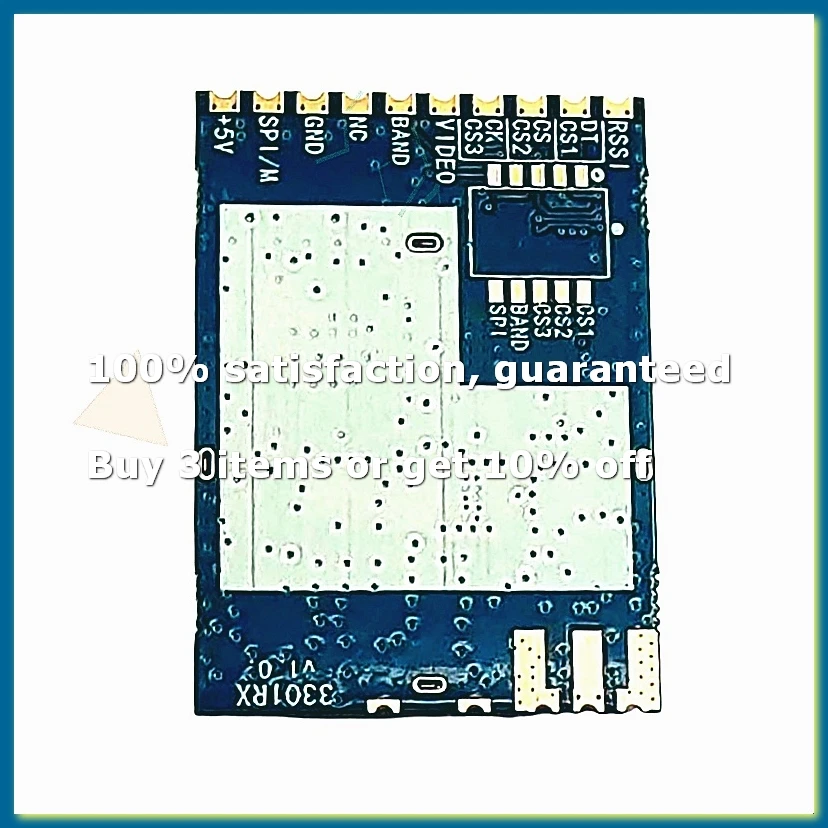 3.3GHz VRX Module 3301RX 16CH 3.3G Video Receiver Module SPI Mode for FPV RC Drone-DT30
