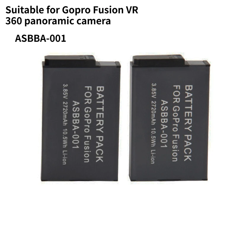 Batería Recargable ASBBA-001 Compatible con la Cámara Panorámica Gopro Fusion VR 360, Batería para Cámara Deportiva, Batería para Cámara Digital