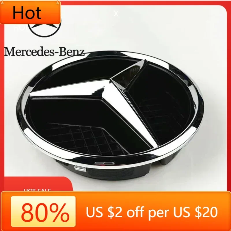 

Горячая 3D автомобильная решетка, эмблема звезды, значок на переднюю решетку, логотип для Mercedes Benz W204 W205 W213 X253 A B C E S CLA GLB GLC GLE, автомобильная наклейка