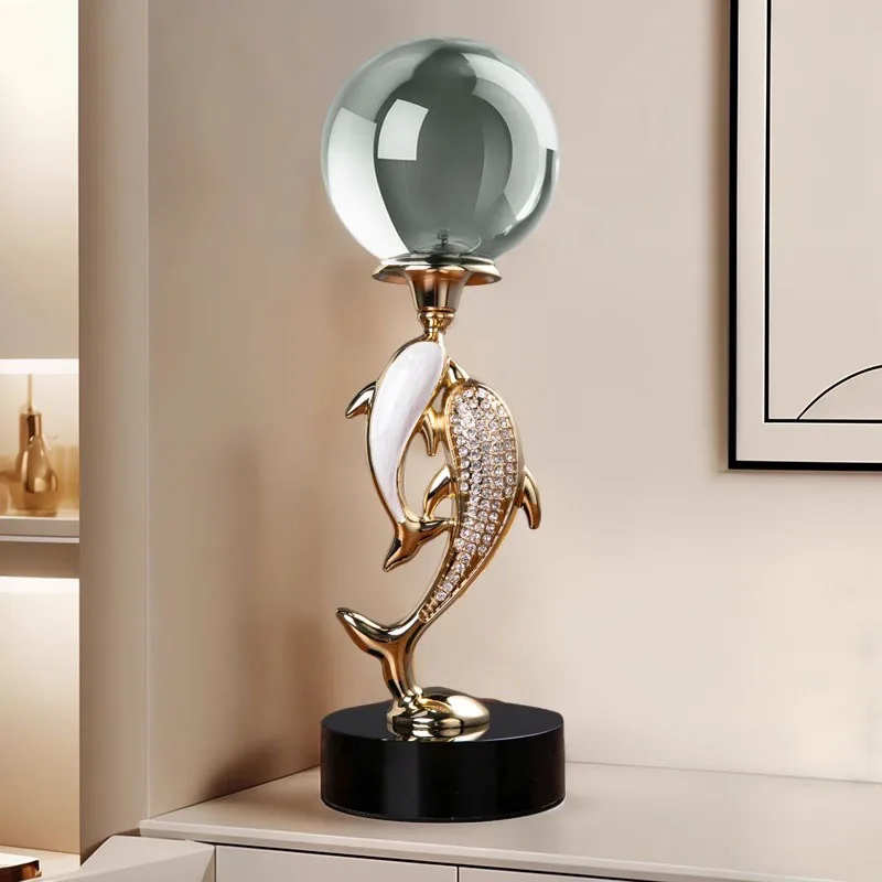 Kristallen bolornament, huwelijkscadeau, hoogwaardige lichte luxe woonkamer woondecoratie