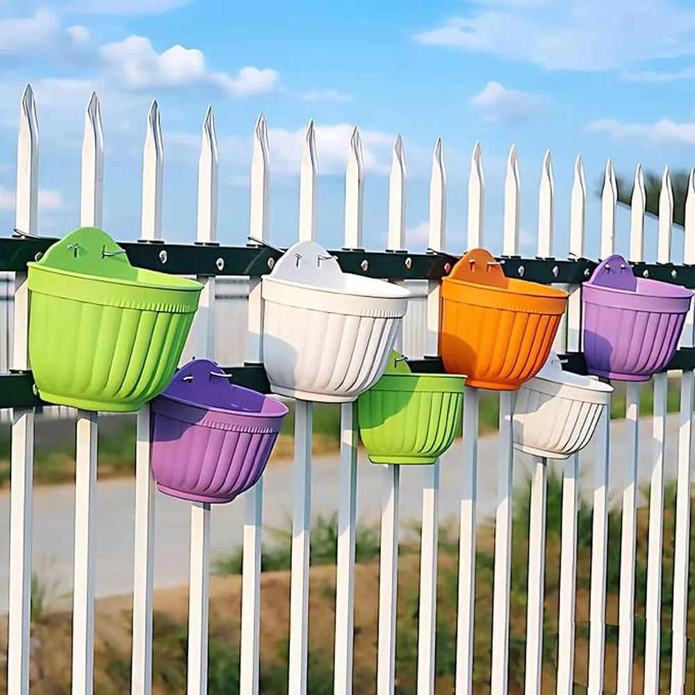 Outdoor Wall Planter Attractive Wall Hanging Planter Hanging Planters For Fence Lightweight And Durable Using Is UV