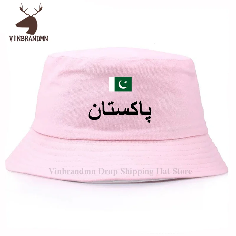 The Pride of Pakistan Pakistani National Flag Design baseball cap PAK 2022 hot sale fashion fishing hats 100% cotton bucket hats