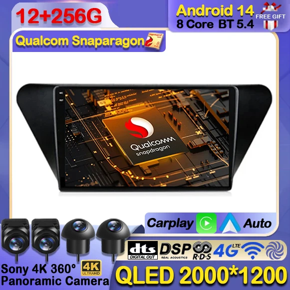 

Android 14 For Lifan X50 2015 - 2019 Car Radio Multimedia Stereo Video Player GPS Navigation Wireless Auto Carplay QLED 4G WIFI