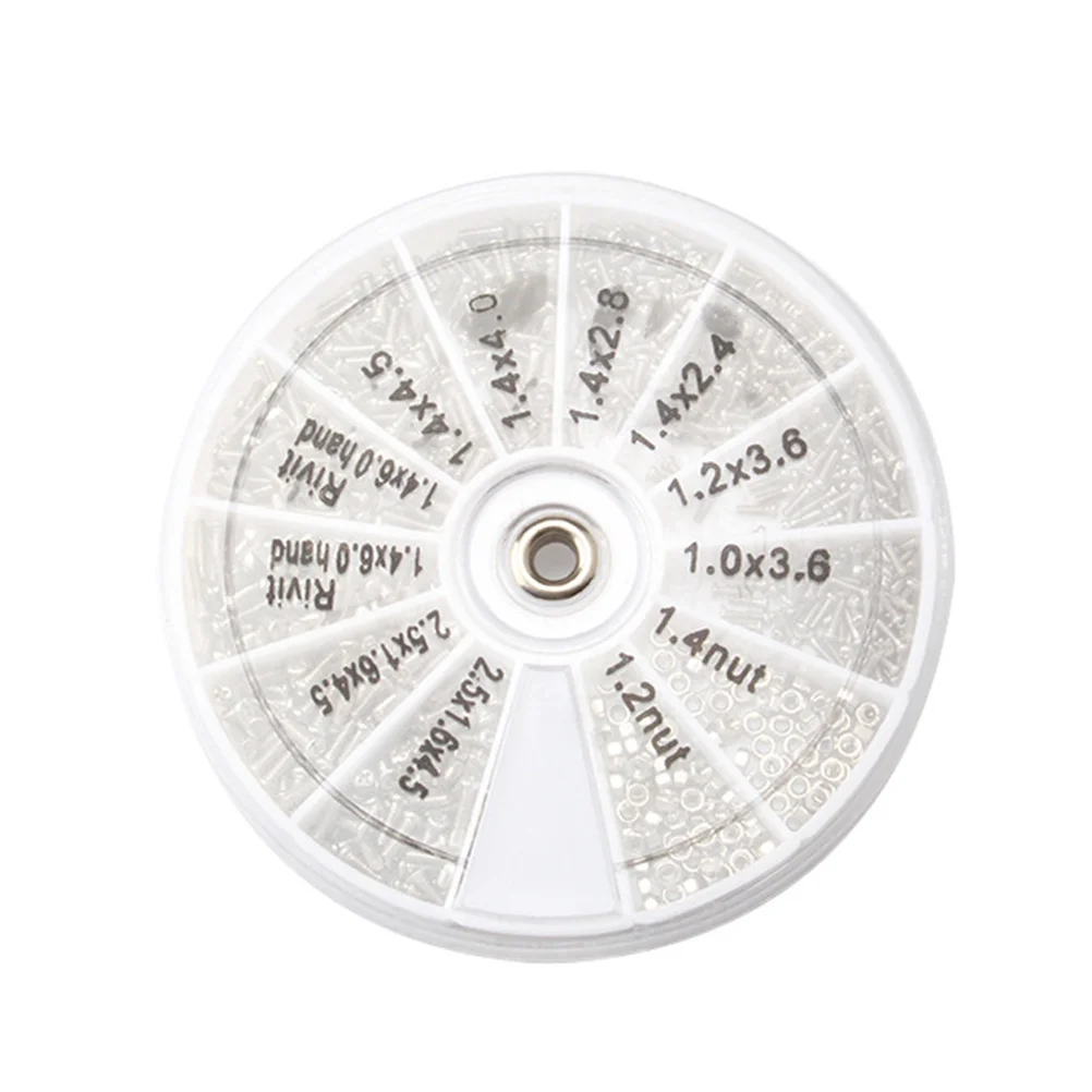 1000pcs Eyeglasses Repair Tool Screwdriver Set For Frameless Sunglasses Watch Home Fixing Replacement Screws Eyeglasses