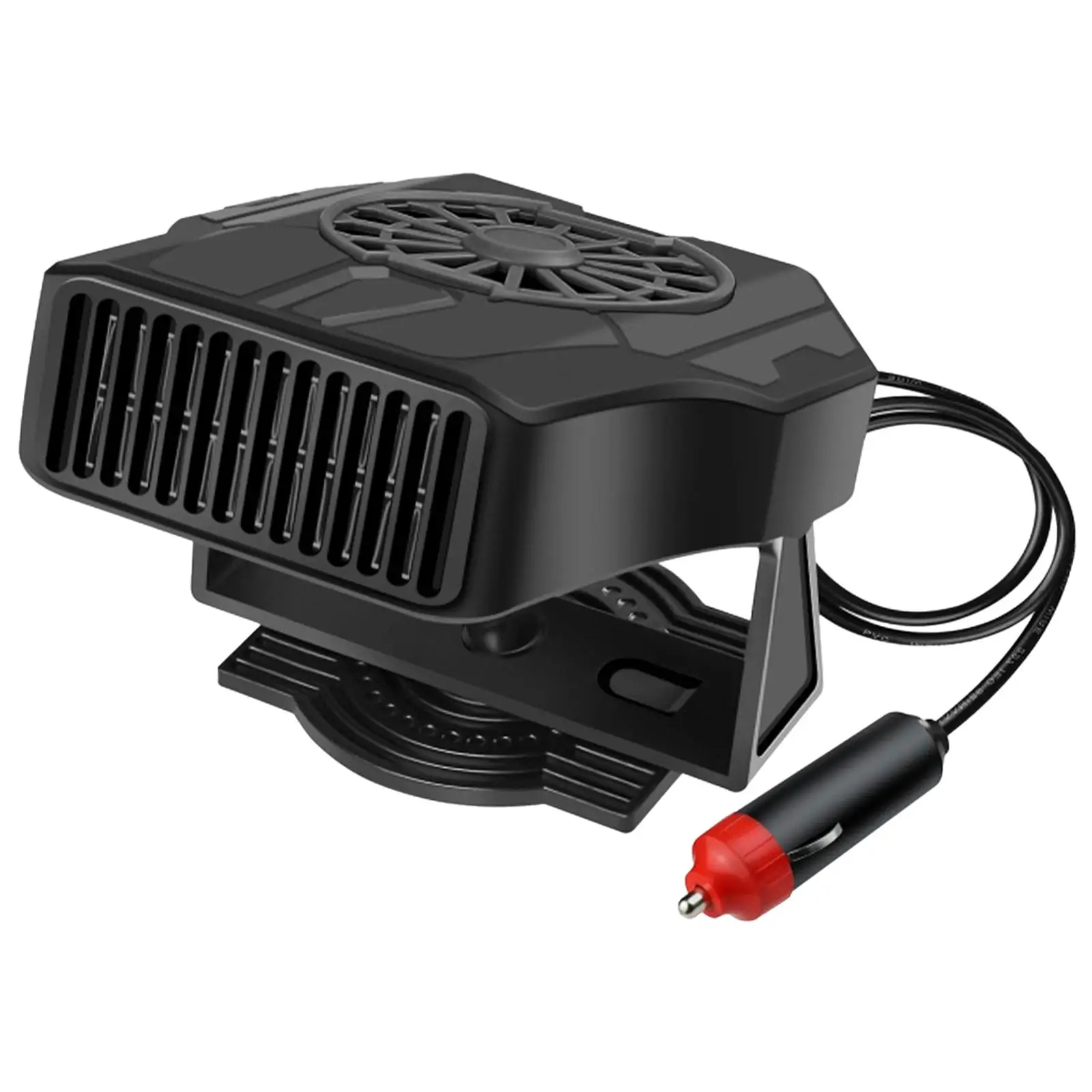 Portable Car Heater Fan 200W Demister 360 Rotatable Heating & Cooling 2 Gear