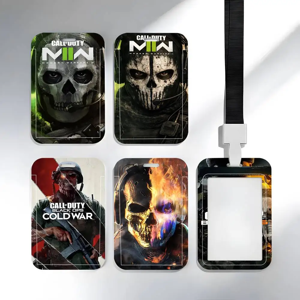 

Держатели для карт Game C-Call Of Duty, держатели для студенческих удостоверений, держатели для карт на шею, аксессуары для контроля доступа, подарки