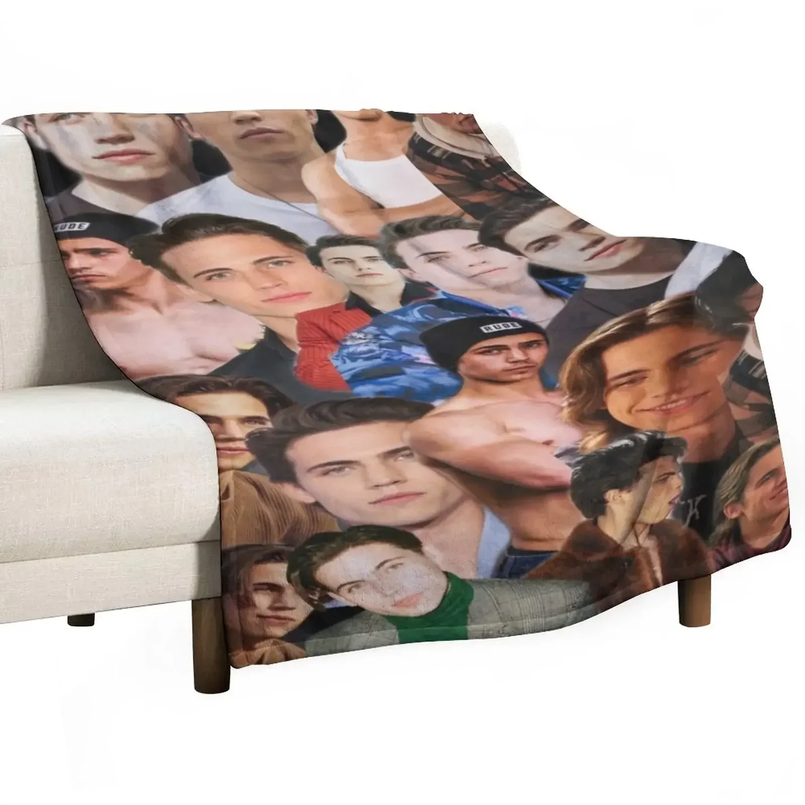 

tanner buchanan photo collage Throw Blanket Blankets For Sofas Summer blankets and throws Blankets