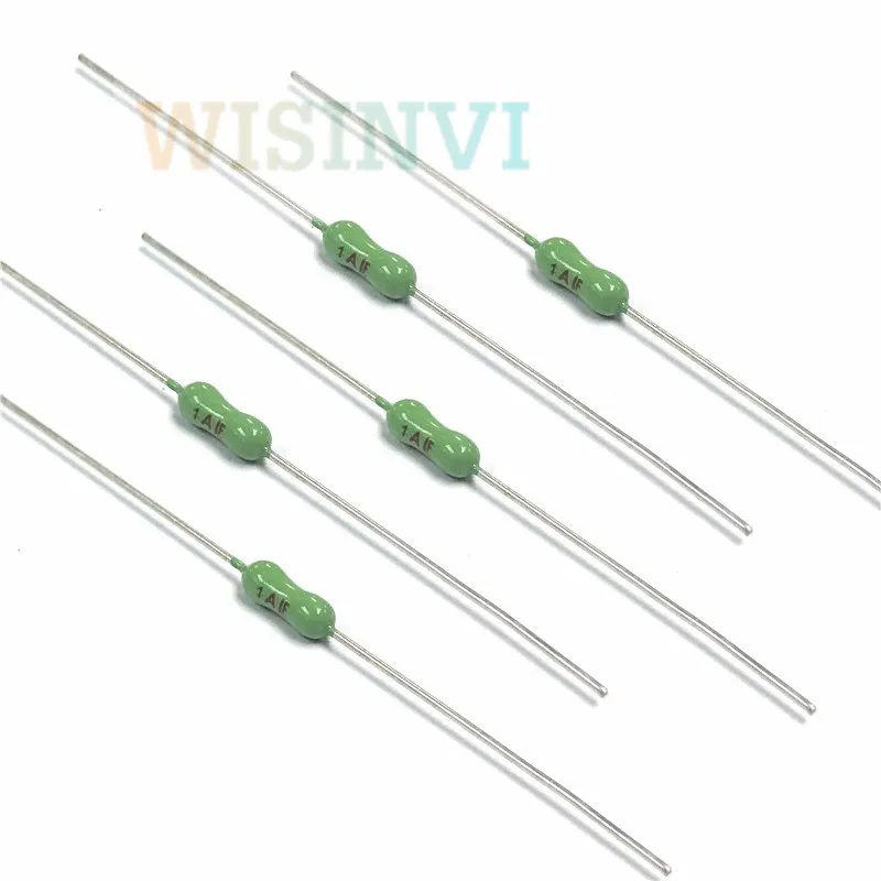 Fusible de plomo verde Axial, 100 V/125V, 250, 0.5A/1A/1.25A/2A/2.5A/3A/5A, 0251x7, tubo de seguro de resistencia de soplado rápido, 2,4 Uds.