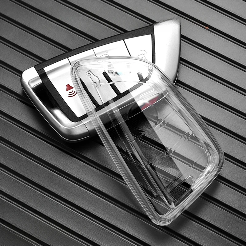 Transparent Tpu Car Key Case for Bmw F20 G20 G30 X1 X3 X4 X5 G05 X6 X7 G11 F15 F16 G01 G02 F48 Key Cover Protection