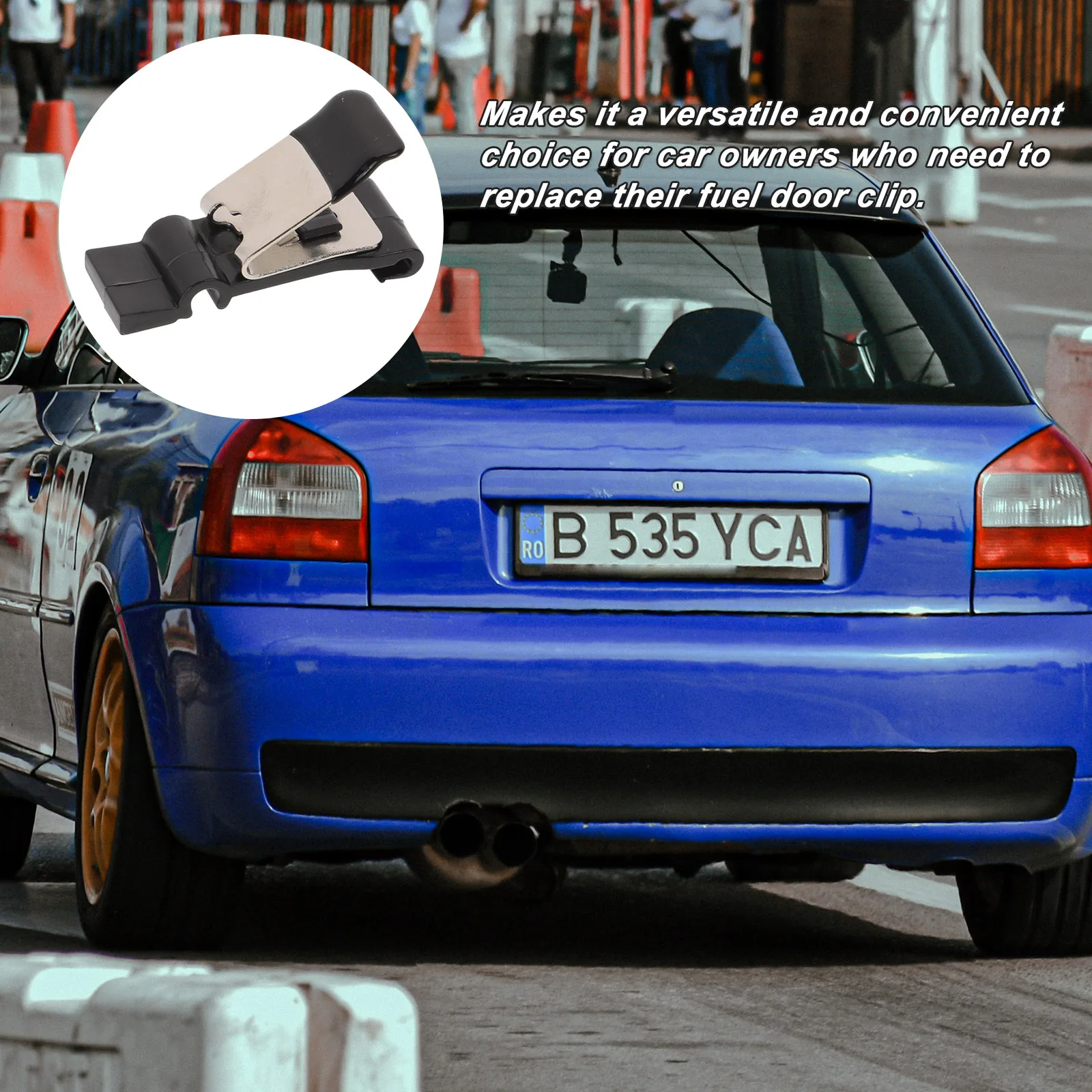 

Fuel Tank Door Spring Clip Compatible RX330 RX350 Durable Plastic Aluminum Alloy Design Tool Parts Fuel Door