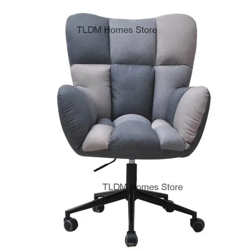 Simple Small Computer Chair Household Comfortable Modern Lifting Rotatable Cloth Chairs Lazy Office Furniture Study Office Chair