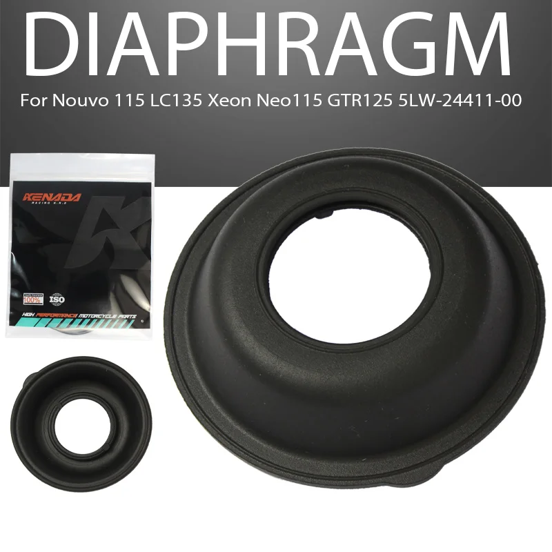 

Motorcycle Carburetor Diaphragm For Nouvo 115 LC135 Xeon Neo115 GTR125 5LW-24411-00