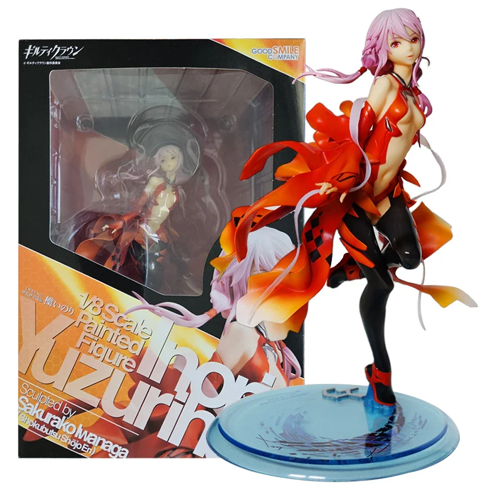 17CM Anime Guilty Crown Yuzuriha Inori Figure Standing Anime Model Toy Gift Collection Decorative Ornament PVC