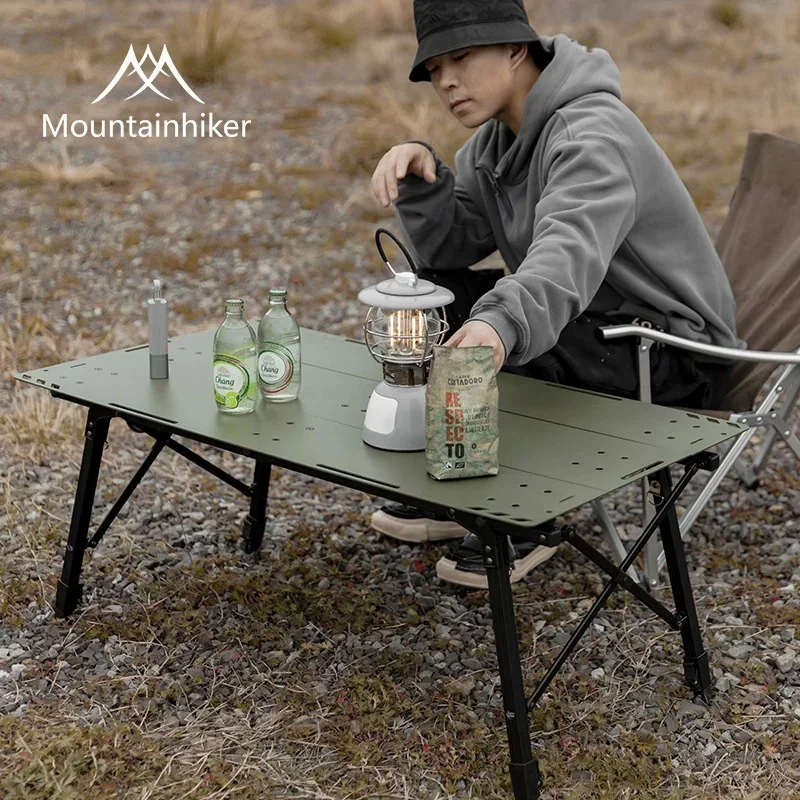 MOUNTAINHIKE New RUpgrade  Liftable Folding Table Outdoor Portable  Tactical Table Picnic Camping Picnic Table Free Storage Bag
