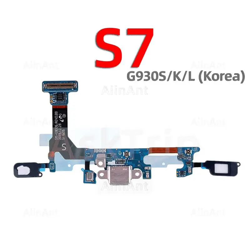 Bottom Dock USB Charger Mic Board Charging Connector Port Flex Cable For Samsung Galaxy S6 S7 Edge G920L G925L G930L G935L image 6