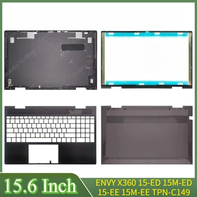 

Brown New For ENVY X360 15-ED 15M-ED 15-EE 15M-EE TPN-C149 Laptop LCD Back Cover Hinges Palmrest Bezel Lower Bottom Case