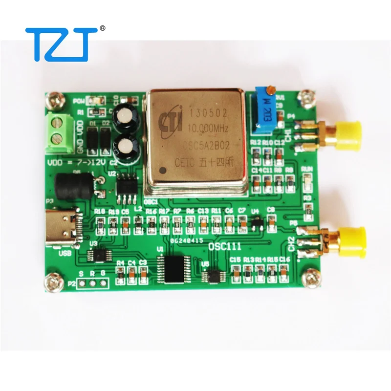 TZT 0,004-220 МГц Модуль OCXO Опорная частота USB Регулируемая частота Кварцевый генератор с управлением в духовке
