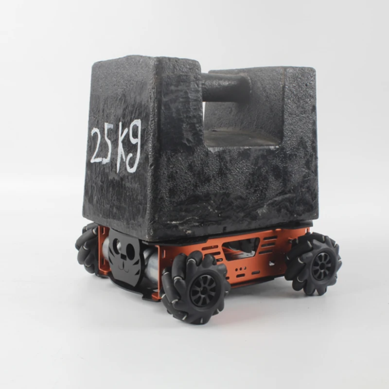 Robô metal carro inteligente McNamun roda carro inteligente chassi de carro de alumínio versão de metal