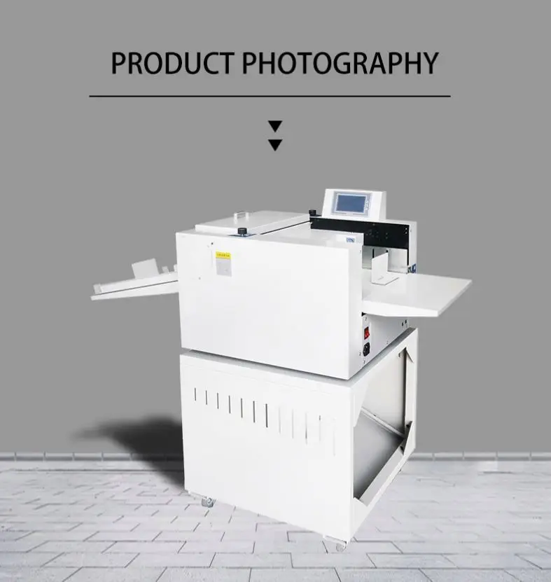 339 Digital Touch Screen Customized Electric Automatic Paper Creasing Machine for Book Cover