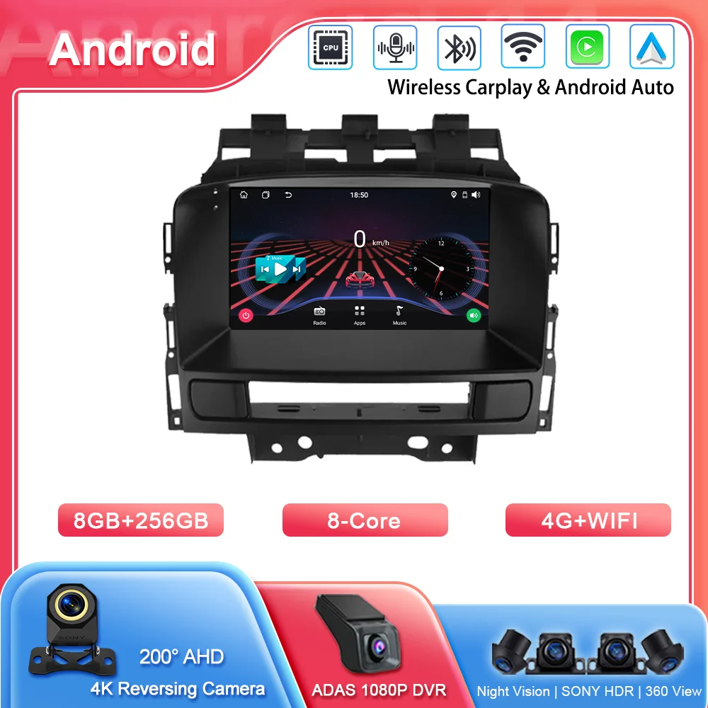 

Автомобильный Android GPS-навигатор для Buick Excelle GT XT Opel Astra J 2011-2014, авторадио, стерео, мультимедийный плеер, Carplay 2DIN DVD