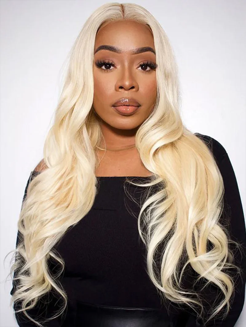 

Honey blonde body wave 13x6 hd lace frontal human hair wig for women choice Brazilian cheap 613 colored wigs on sale clearance