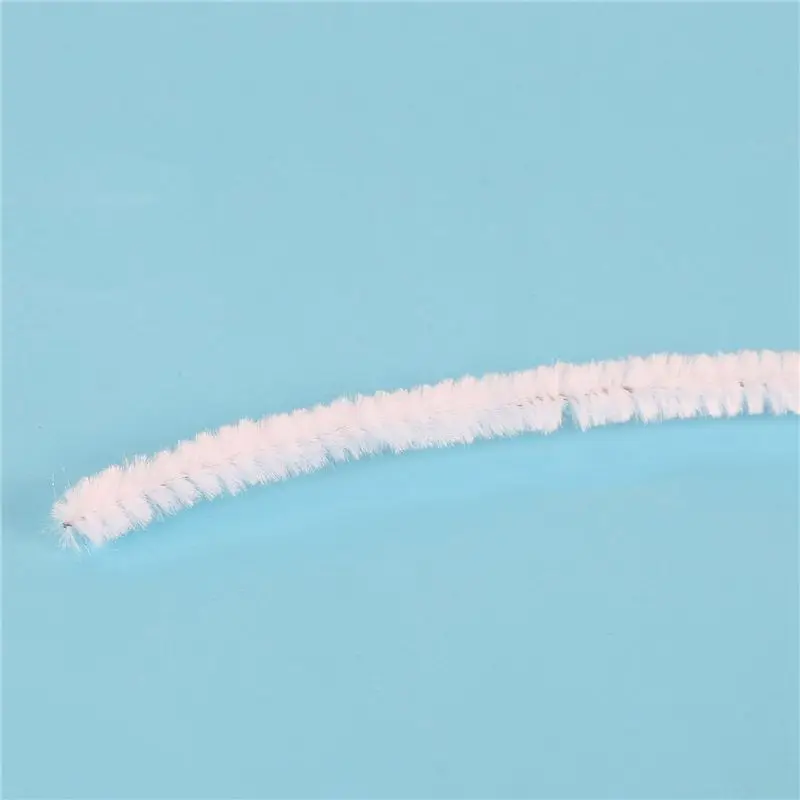 1000 peças limpadores de cachimbo de criação de 30 cm, branco