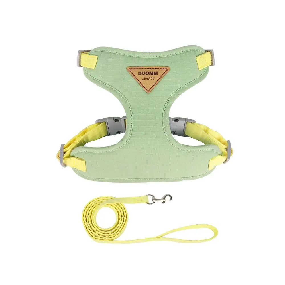

Mesh Dog Harness and Leash Set Breathable Soft Adjustable Pet Harnesses Puppy Reflective Harness Dog Chest Straps Walking